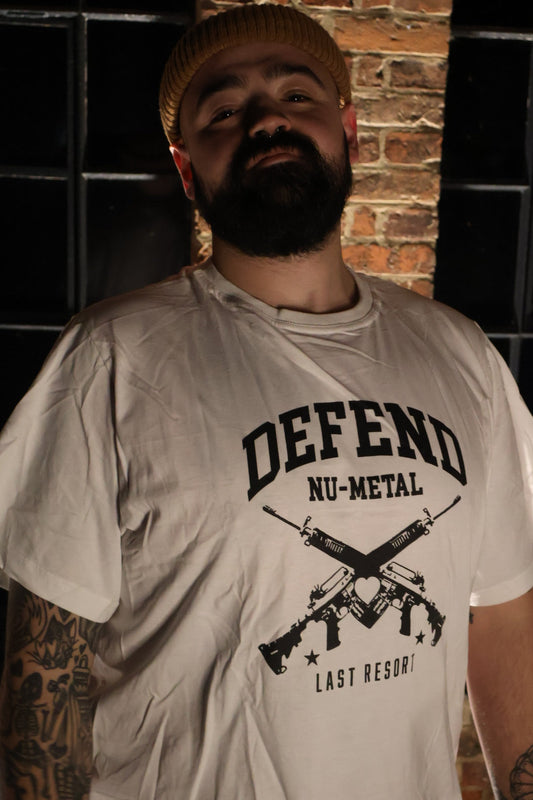 Defend Nu-Metal Tshirt (WHITE)
